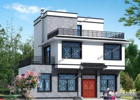 三款農村二層小別墅設計圖，20萬就可以拿下，城里人都羨慕！