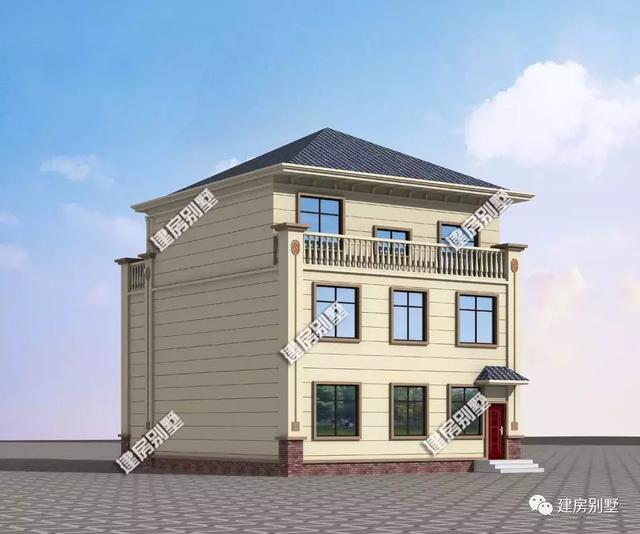 三層帶地下室樓房設(shè)計(jì)圖，外觀精致漂亮，是大戶人家！