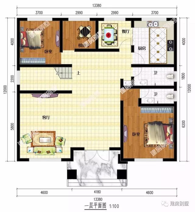 兩棟復式歐式風格三層別墅，第一款帶旋轉樓梯，很大氣。