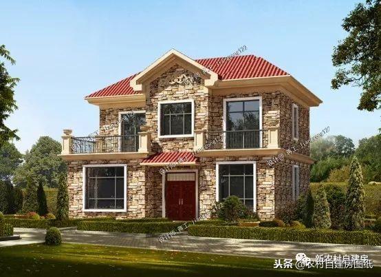 四款進深9米的經典二層別墅自建房，占地中等，布局合理，溫馨感十足！