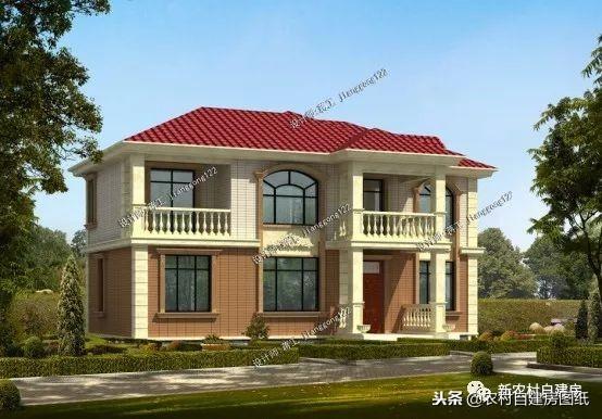 四款進深9米的經典二層別墅自建房，占地中等，布局合理，溫馨感十足！