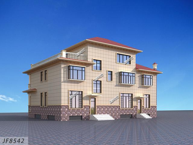 農(nóng)村三層精美別墅，外觀美，造價(jià)也經(jīng)濟(jì)，60年不過(guò)時(shí)！