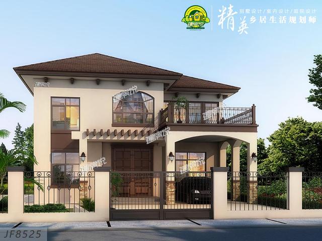 二層精致鄉村別墅，帶有院子和車庫，30萬就能享受庭院生活！