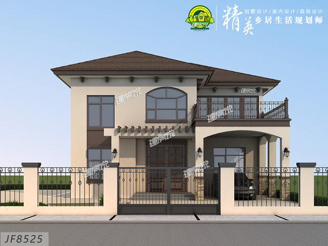 二層精致鄉村別墅，帶有院子和車庫，30萬就能享受庭院生活！