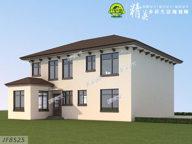 二層精致鄉村別墅，帶有院子和車庫，30萬就能享受庭院生活！