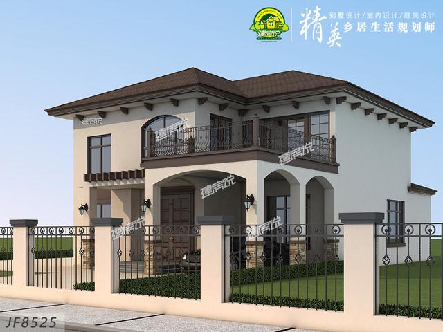 二層精致鄉村別墅，帶有院子和車庫，30萬就能享受庭院生活！