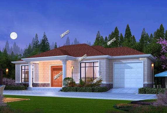 給父母蓋棟一層小院別墅，20萬就能享受花園小洋房生活。