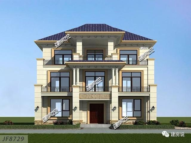 精美的農村三層別墅，42萬就能建一棟漂亮的別墅，過著瀟灑的生活。