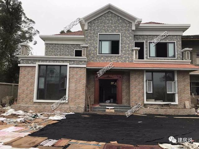 二層農村田園別墅設計圖，花20萬就能享受大自然的靜謐。