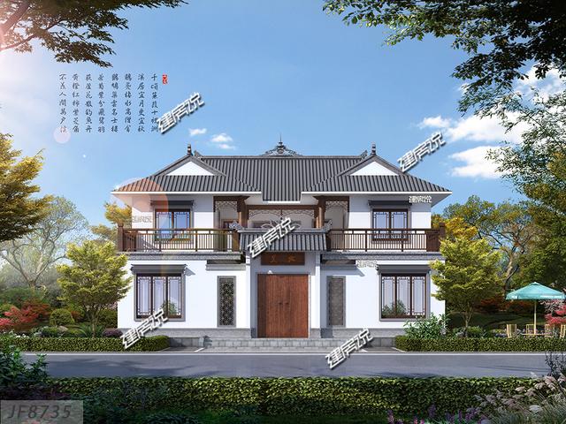 三套好看的四合院別墅設計圖，能夠擁有一棟過美好生活，也就滿足了。