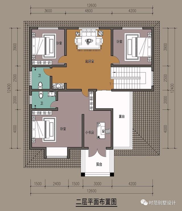 二層獨棟歐式別墅設計圖，精致美觀，富有時代的韻味，適合農村自建