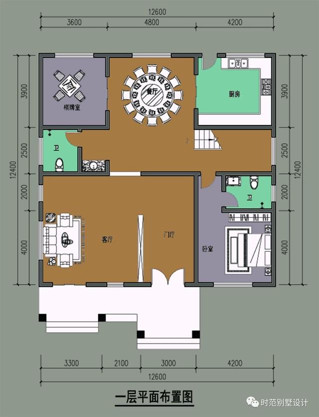 二層獨棟歐式別墅設計圖，精致美觀，富有時代的韻味，適合農村自建