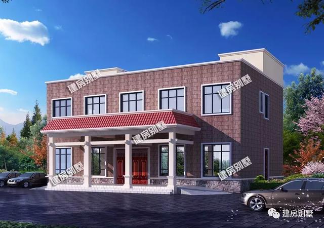 二層酒店式住宅設計圖，適合開農(nóng)家樂，日子過得紅紅火火。