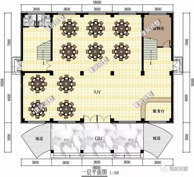 二層酒店式住宅設計圖，適合開農(nóng)家樂，日子過得紅紅火火。