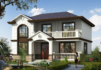 2024新款農村15萬元二層小樓圖，占地90平米左右