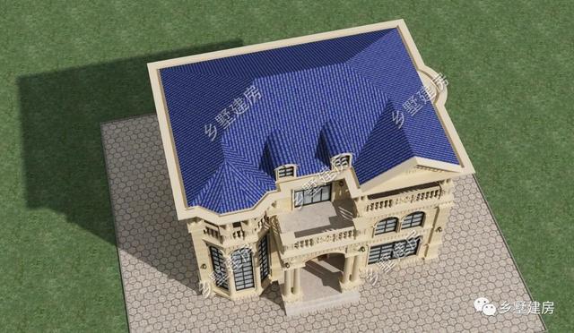 二層歐式樓房設(shè)計(jì)圖，奢華的外觀和精致的布局，你確定要錯(cuò)過嗎？