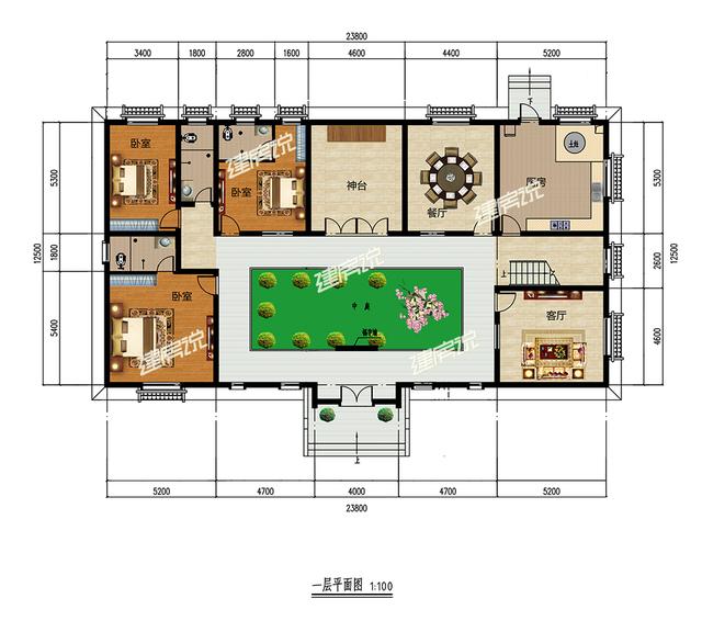 經典二層徽派四合院，在村里建一棟，鄰居看了天天來串門！