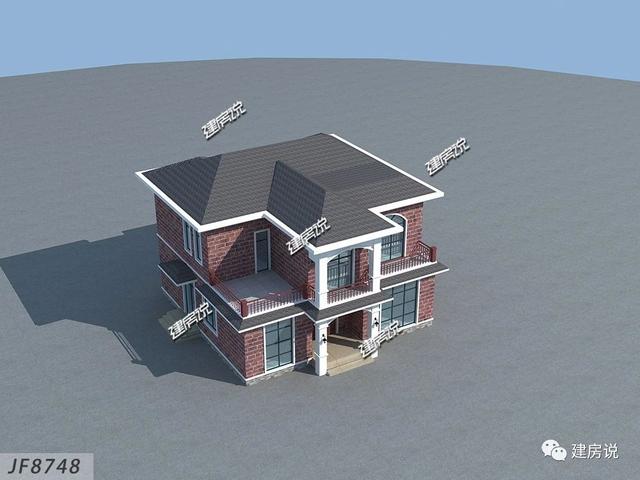 經濟實用的二層小樓設計圖，30萬在農村蓋起，不要錯過這個好戶型了