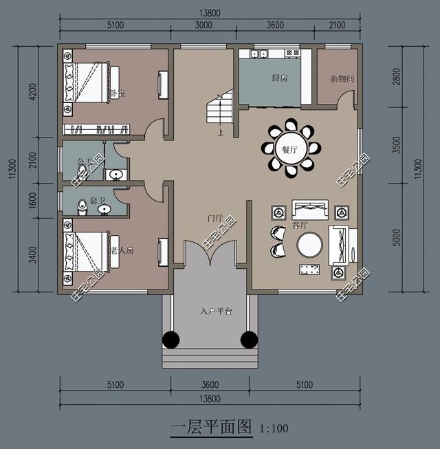 占地156平的二層自建房，占地尺寸適中，外觀精美，造價實惠。