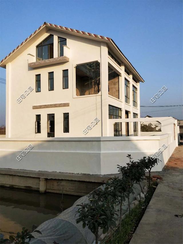 三層中式養老小別墅設計圖，62萬交給專業施工隊，帶施工圖和效果圖。