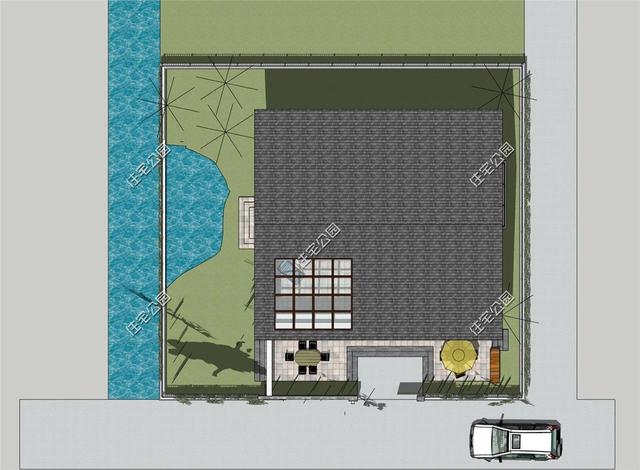 三層中式養老小別墅設計圖，62萬交給專業施工隊，帶施工圖和效果圖。