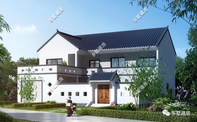 農村三層小洋房設計圖，給父母蓋一棟小院，過一個舒適的生活環境。