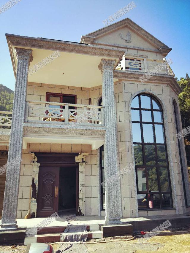 占地117平的三層別墅設計圖，帶車庫，帶實景效果圖，小戶型中的精品！