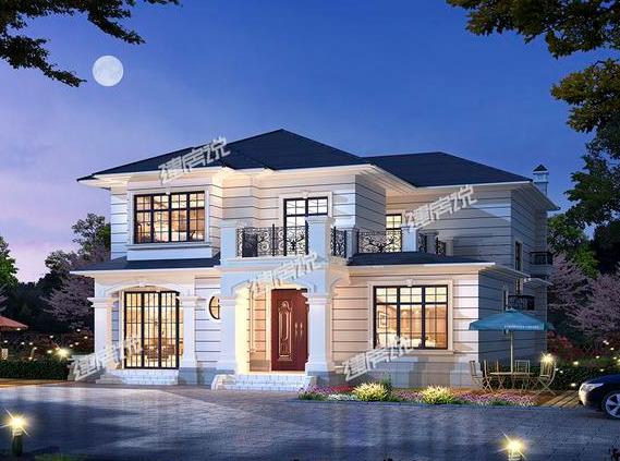 二層田園風別墅設計圖，高顏值，秒殺商品房，真的是極贊！