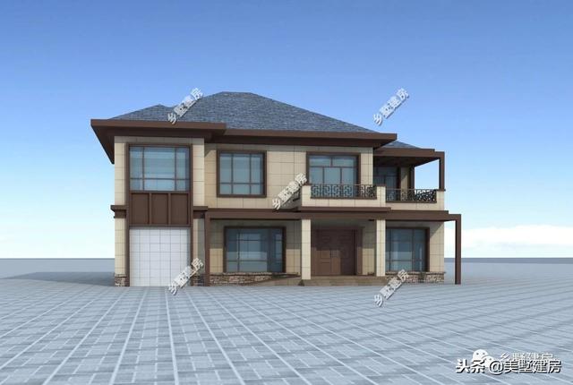 兩棟風格迥異的農村二層自建房，豪華的歐式，精致的美式，你更中意哪一款呢？