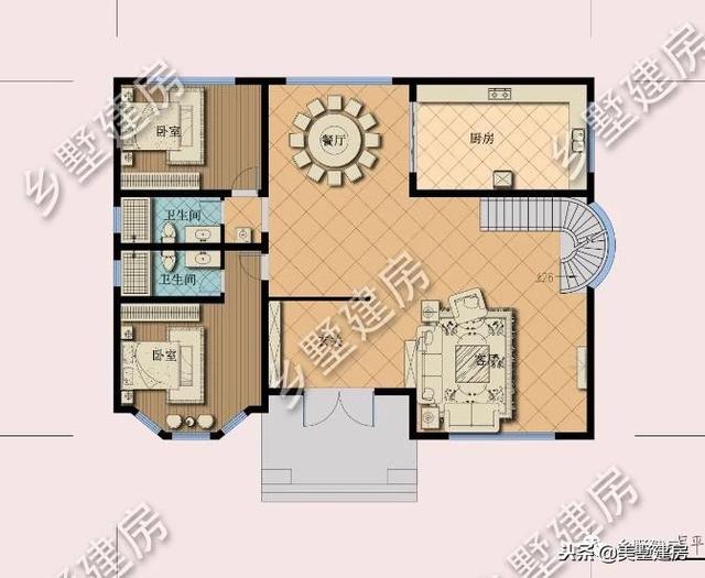 兩棟風格迥異的農村二層自建房，豪華的歐式，精致的美式，你更中意哪一款呢？