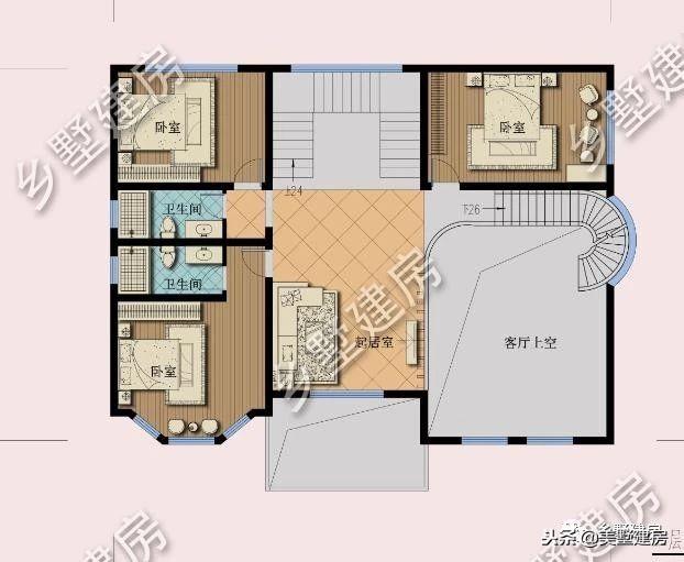 兩棟風格迥異的農村二層自建房，豪華的歐式，精致的美式，你更中意哪一款呢？