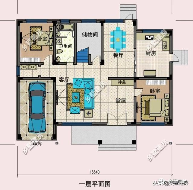 兩棟風格迥異的農村二層自建房，豪華的歐式，精致的美式，你更中意哪一款呢？