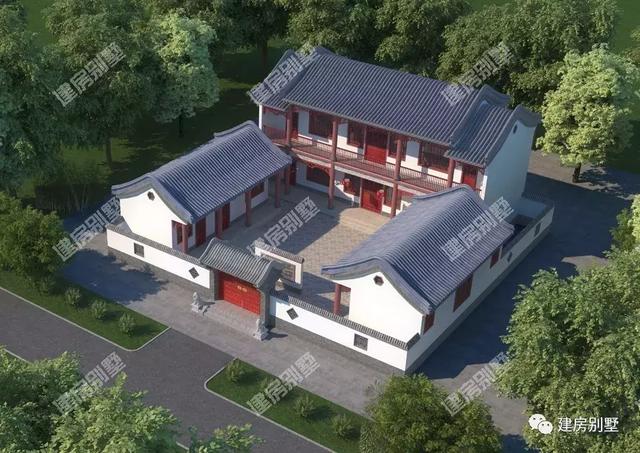 兩套風(fēng)格不同的新中式別墅設(shè)計(jì)圖，建第二棟的人較多。