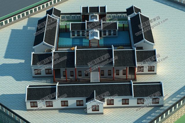 占地868的一層豪宅設計圖，外觀清雅，造價80萬，值得百年傳承！