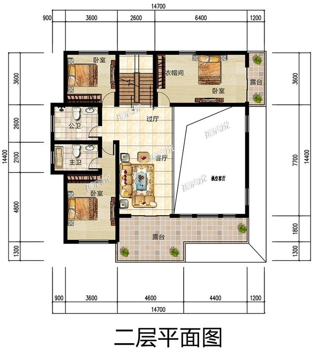 177平三層新中式樓房設(shè)計(jì)圖，大露臺(tái)設(shè)計(jì)，沉穩(wěn)大氣，建棟在村里氣質(zhì)獨(dú)特。