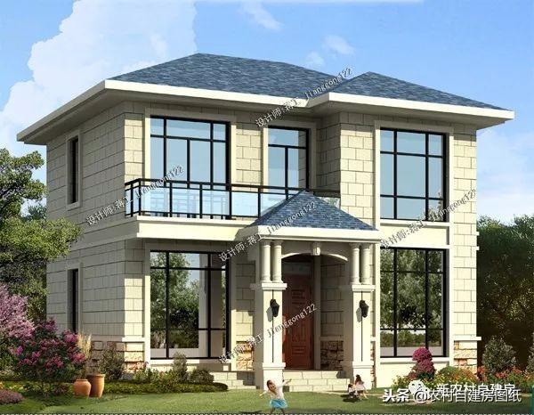 小戶型鄉村別墅設計圖紙，3款三層4款二層，面積都不超過100平