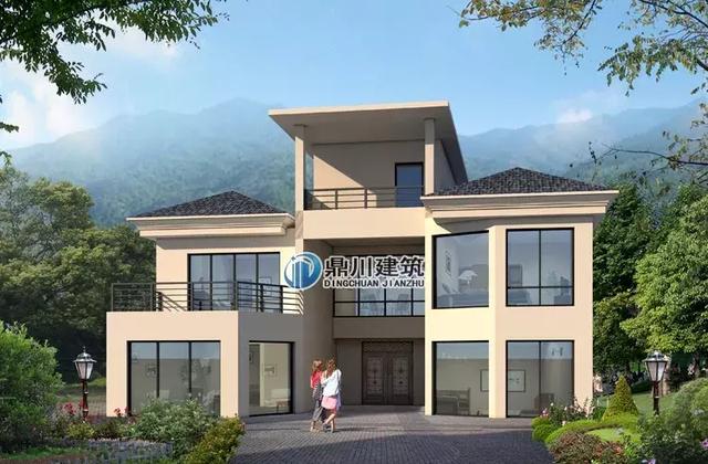 13套現代戶型小別墅設計圖，時尚簡約，年輕人超愛的戶型