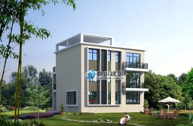 13套現代戶型小別墅設計圖，時尚簡約，年輕人超愛的戶型