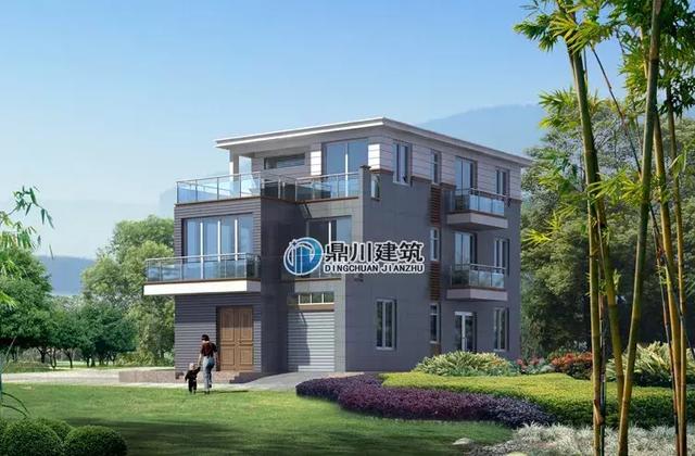 13套現代戶型小別墅設計圖，時尚簡約，年輕人超愛的戶型