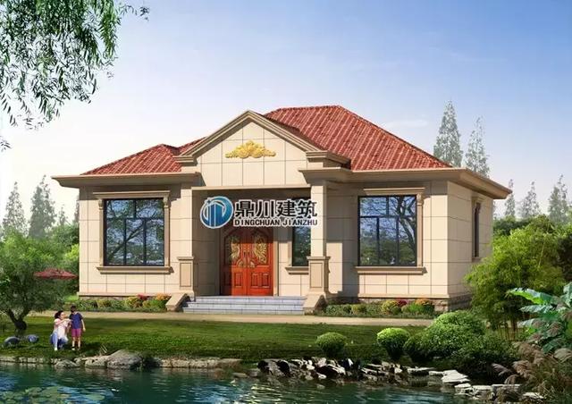 幾款一層農村自建房屋設計圖推薦，看布局都超喜歡第1套，13萬可建