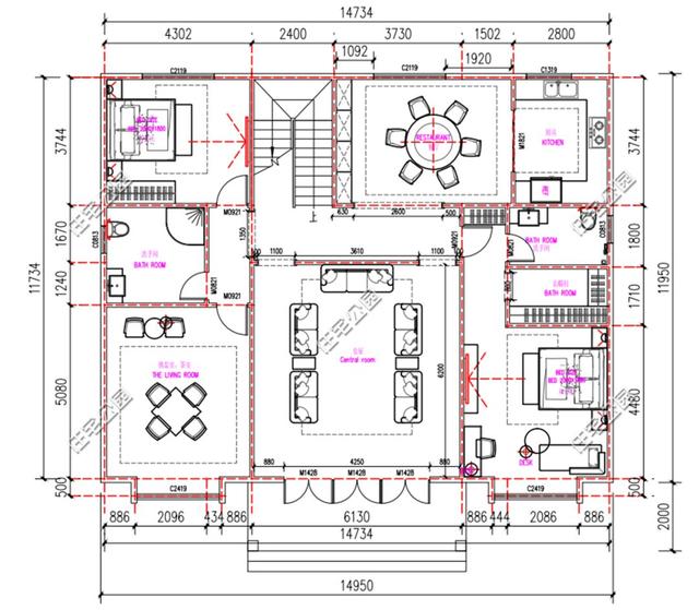 河北農村這套54萬新中式小院設計圖，居然是輕鋼結構？