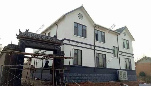 河北農村這套54萬新中式小院設計圖，居然是輕鋼結構？