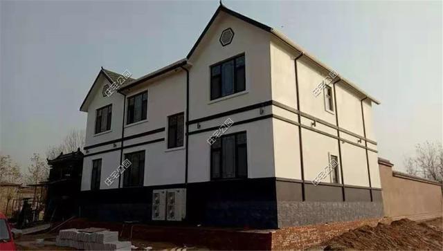 河北農村這套54萬新中式小院設計圖，居然是輕鋼結構？