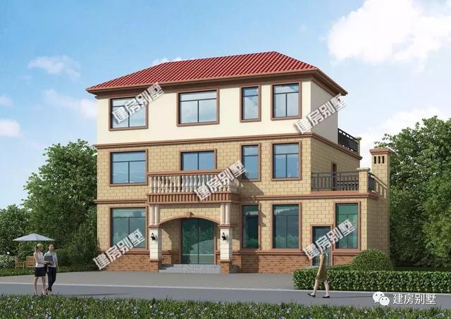 16.2×12.2米別墅設(shè)計圖紙，帶門面設(shè)計，能帶來財運的旺宅