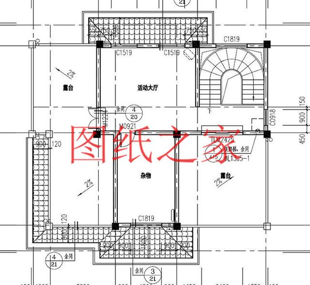 13.8X12.5米的四層別墅設計圖，170平大戶型，美觀奢華、氣勢恢宏！