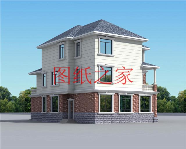 200平米的三層別墅設計圖推薦，兩種戶型，造價50萬左右！