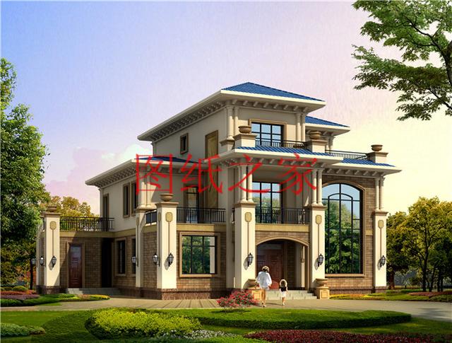 200平米的三層別墅設計圖推薦，兩種戶型，造價50萬左右！