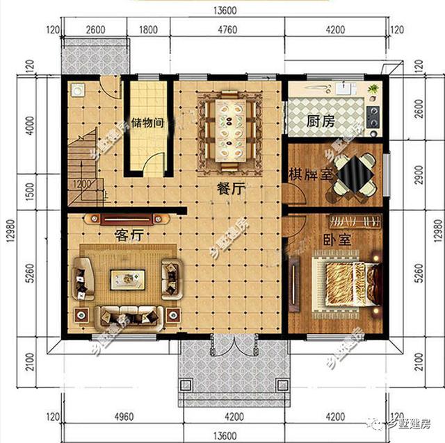 舒適優雅的三層洋房設計圖，美如仙境，最好的一切給最愛的家人！