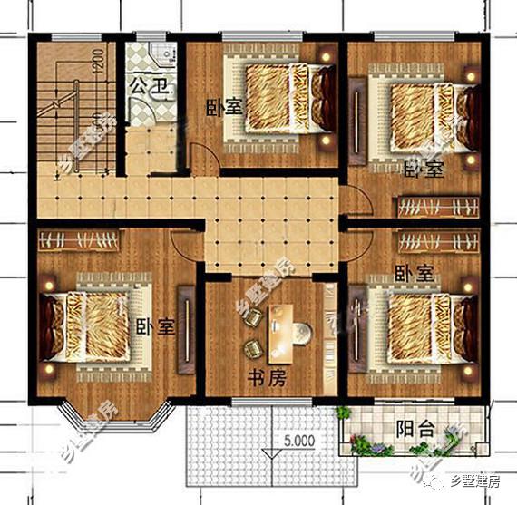 舒適優雅的三層洋房設計圖，美如仙境，最好的一切給最愛的家人！