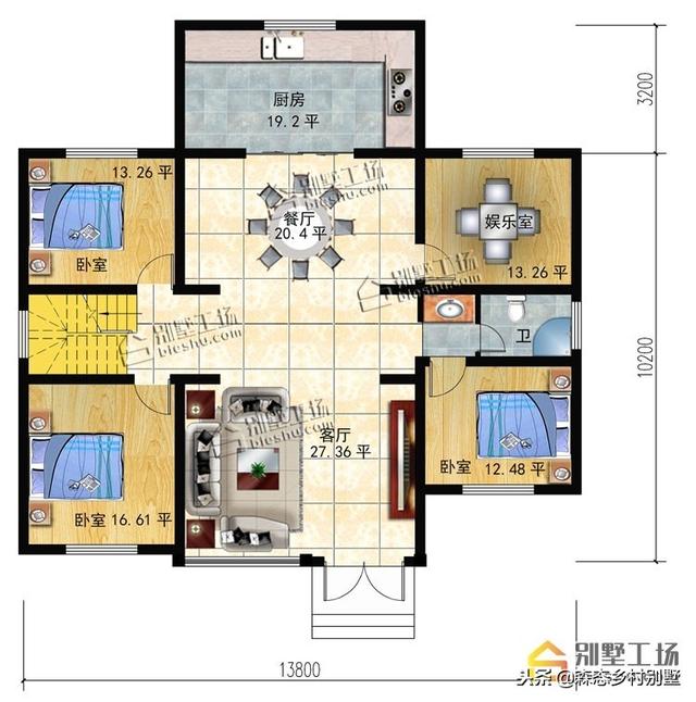 20萬左右鄉村別墅設計圖，花小錢建好房，驚艷全村